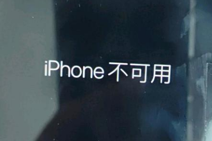 玉山苹果服务网点分享锁屏界面显示“iPhone 不可用”如何解决 